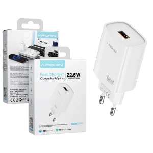 Carregador USB-A sem cabo 22.5W