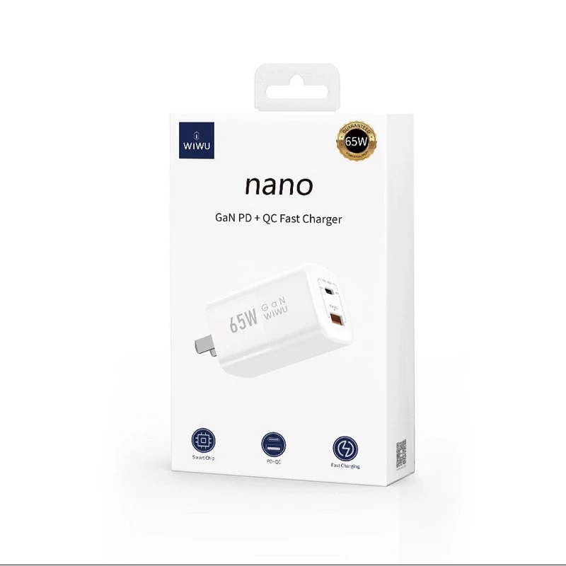 WIWU Carregador PD+USB 3.1A 65W - Image 2