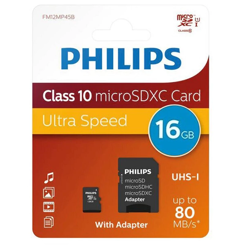 Cartão microSD Philips Class10 com adaptador para SD - Image 2