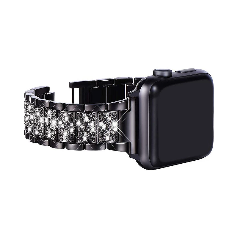 Correia Apple Watch 38/40/41mm Metálica Diamantes - Image 4
