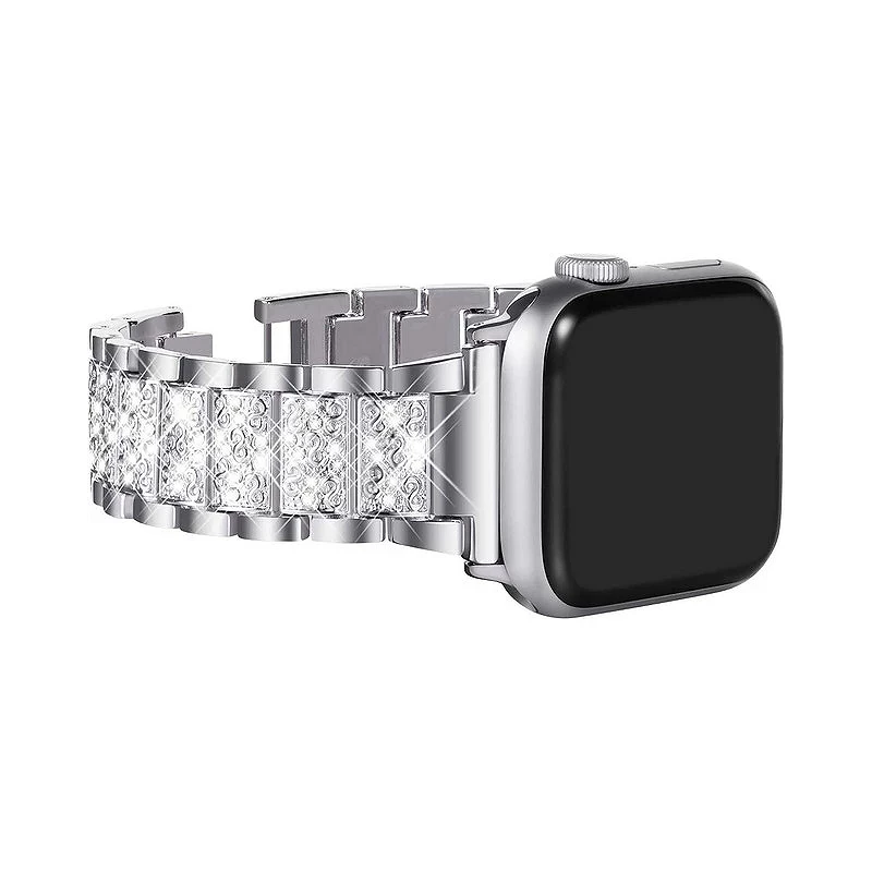 Correia Apple Watch 38/40/41mm Metálica Diamantes - Image 2
