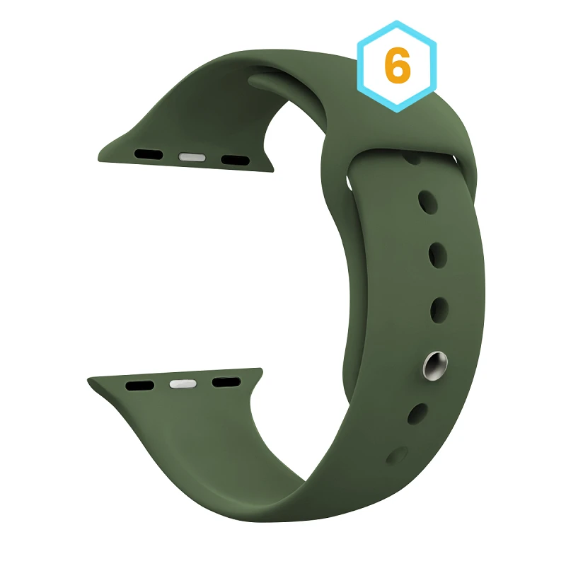 Bracelete de Silicone Apple Watch 38-40-41mm - Image 4