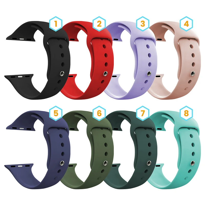 Bracelete de Silicone Apple Watch 38-40-41mm