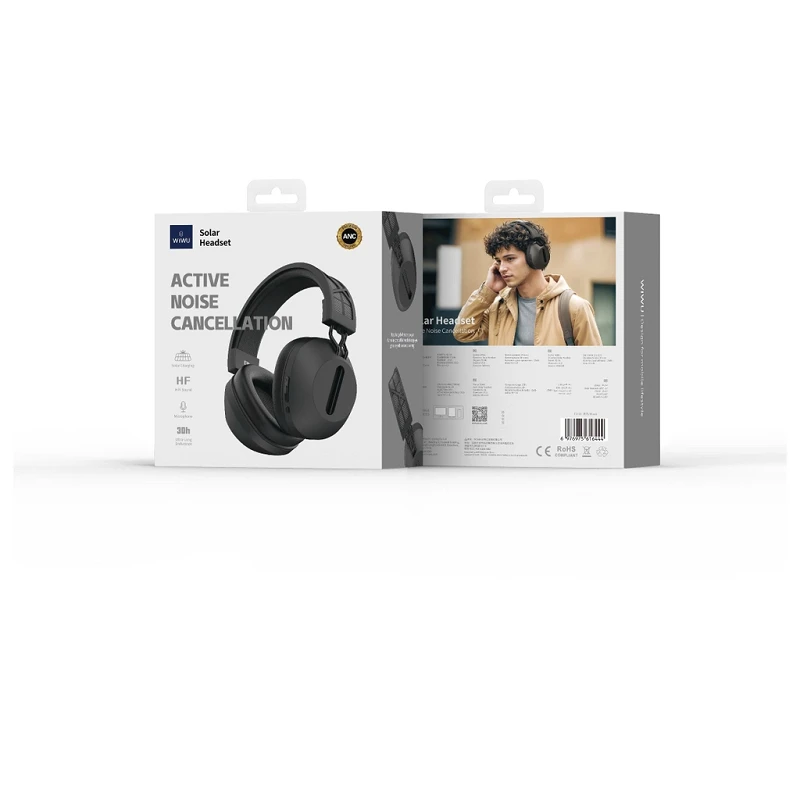 Fone de ouvido Bluetooth WIWU SOLAR - Image 4
