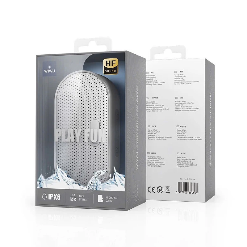 WIWU Altavoz Play Fun Bluetooth H8 - Image 2
