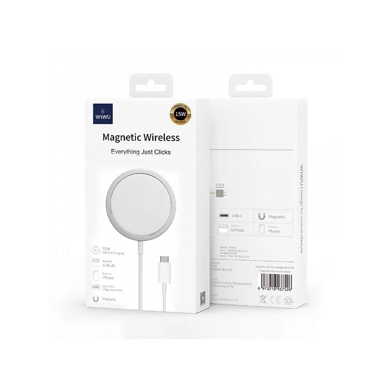 WIWU Carregador Sem Fios Magnético Tipo-C - Image 3
