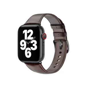 WIWU Bracelete de pele para Apple Watch 42/44/45/49 mm