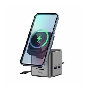 Carregamento sem fio multifuncional WIWU Multi-Dock 9 em 1