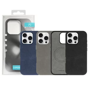 Capa Premium Alcantara para iPhone 16 Pro Max